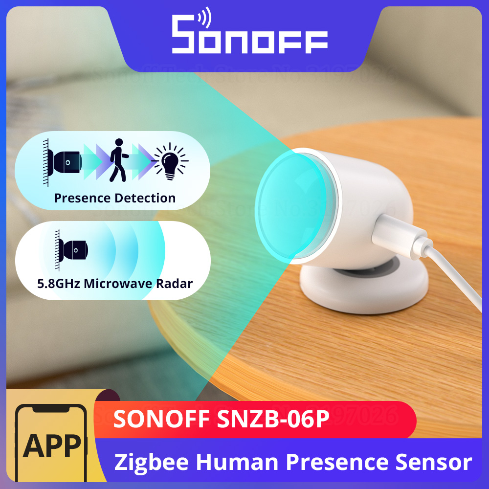 Sonoff Basic Switch - SONOFF SNZB-06P Zigbee Sensor kehadiran manusia