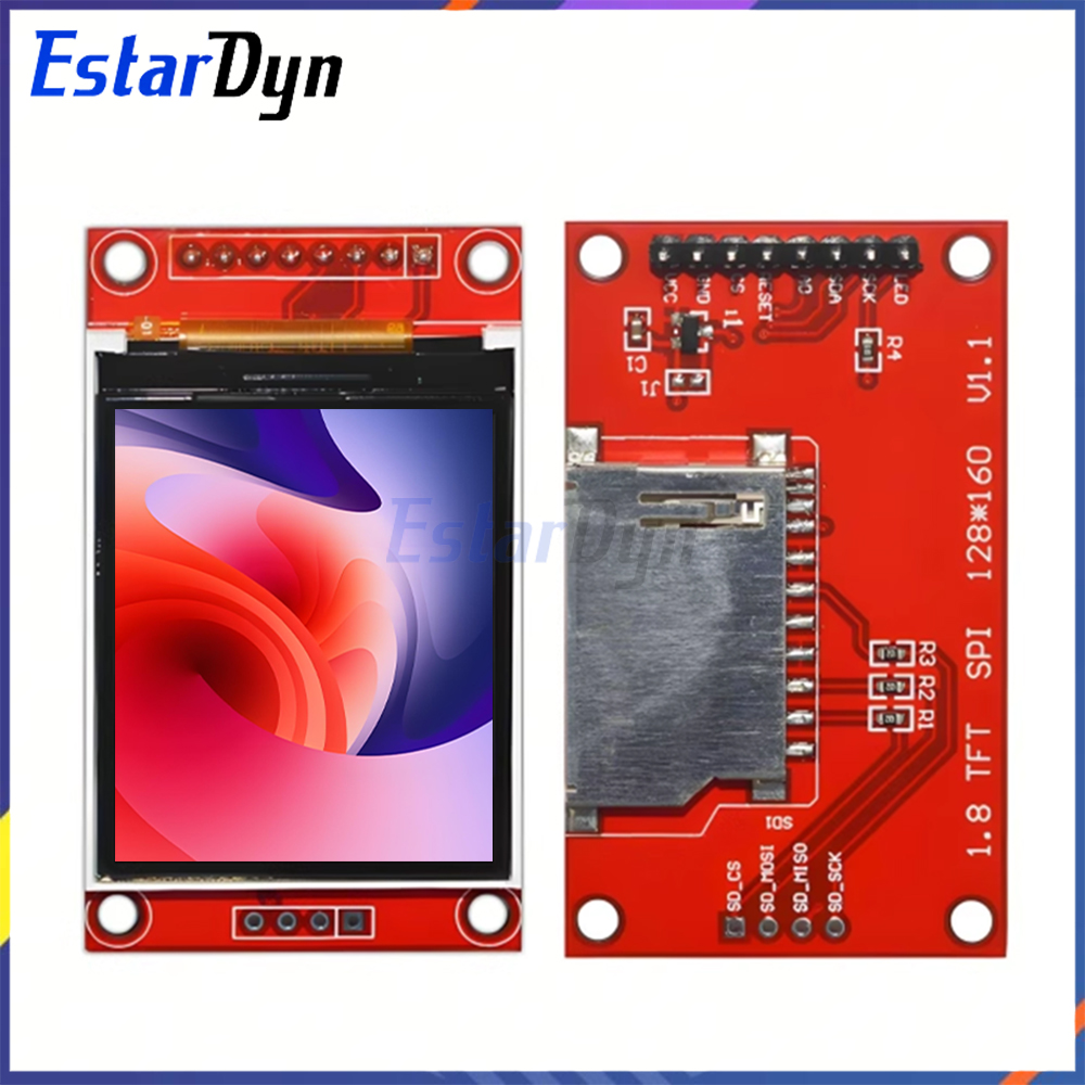 Home Automation Raspberry Pi - Layar LCD TFT ST7735S 1,8 inci