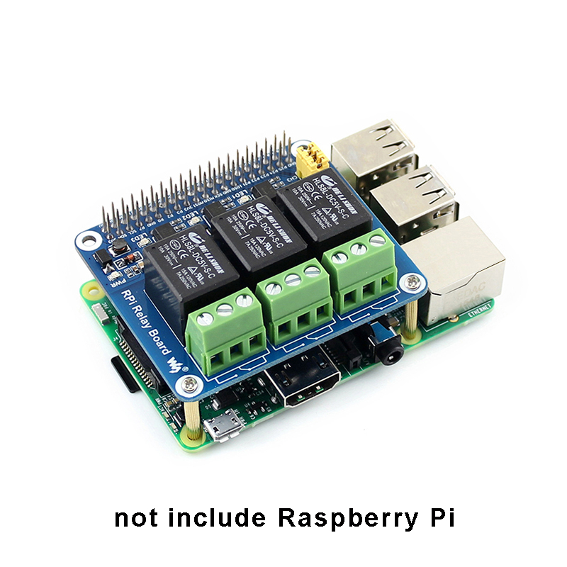 Home Automation Raspberry Pi - 3 Channel Papan Ekspansi Relay untuk