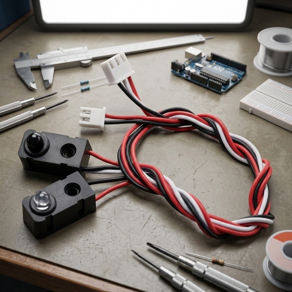 Home Automation System Diy - 4 Pasang Kit Sensor Sinar Inframerah,