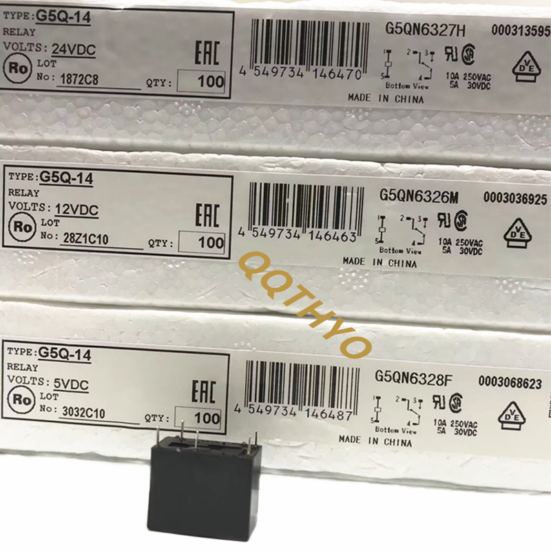 Shelly Relay Module - 10 buah/lot G5Q-14 Relay asli baru