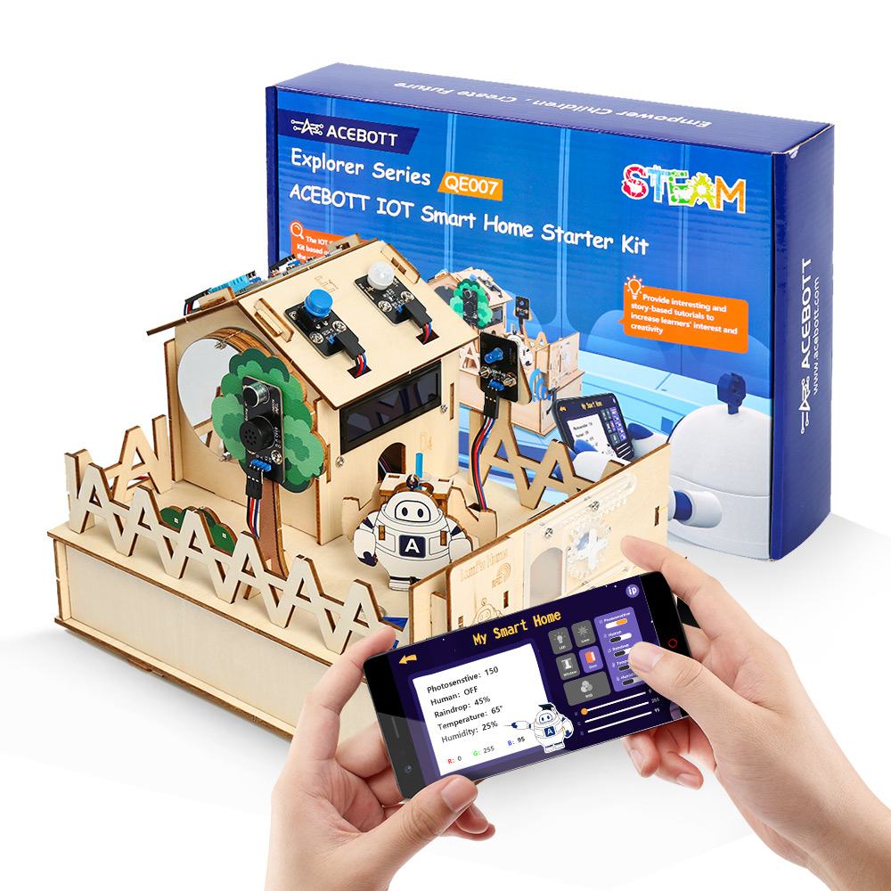 Home Automation Diy Projects - ACEBOTT Kit rumah cerdas DIY untuk