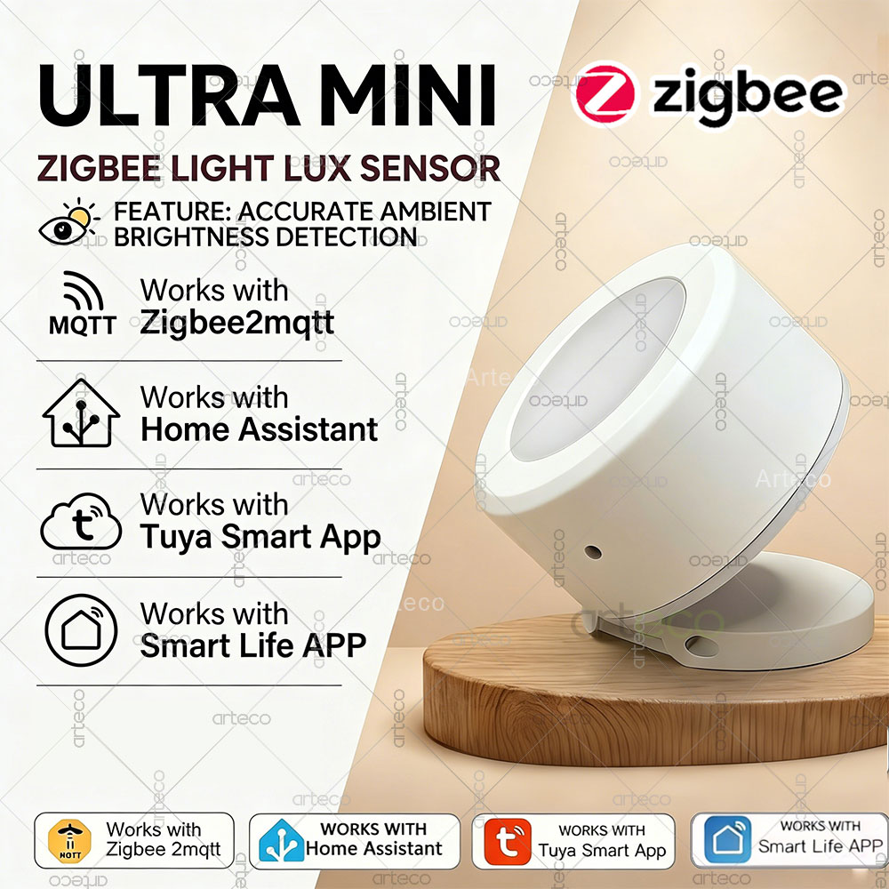 Sensor Cahaya Zigbee Ultra Min - Home Automation Ideas ulasan dan harga