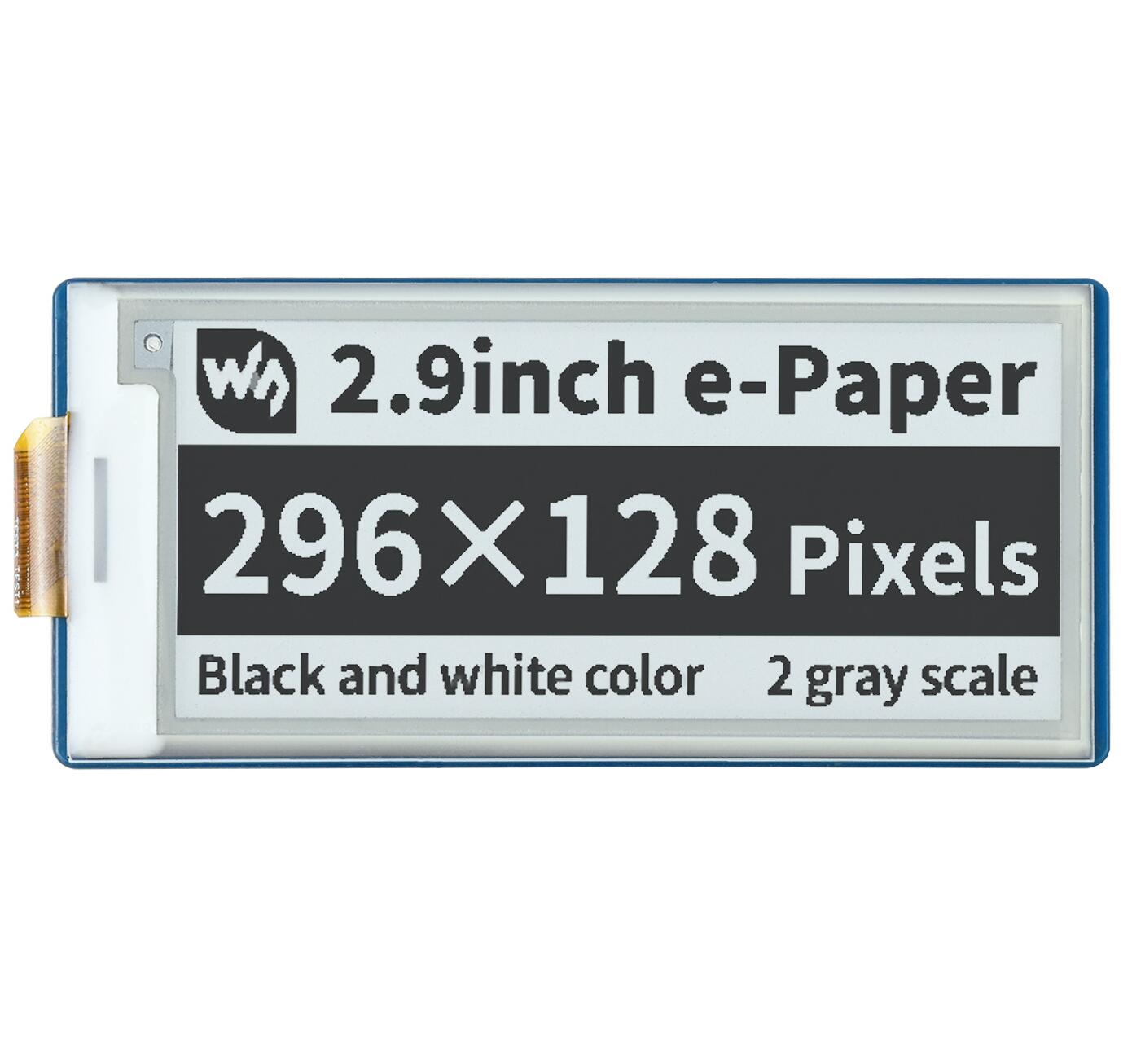 Waveshare Pico-ePaper-2.9, Mod - Display Epaper 2.9 ulasan dan harga