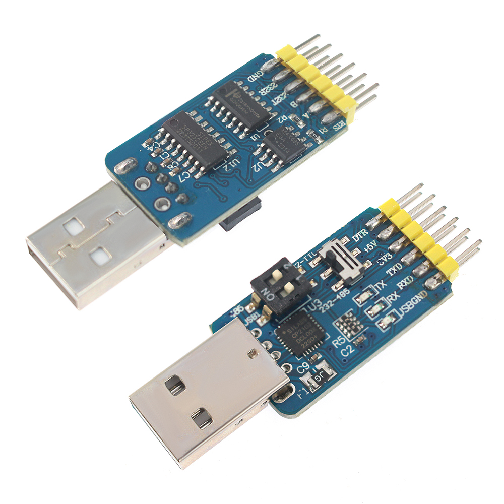 Adaptor Seri USB 6 In 1 CP2102 - Level Shifter 3.3V ulasan dan harga