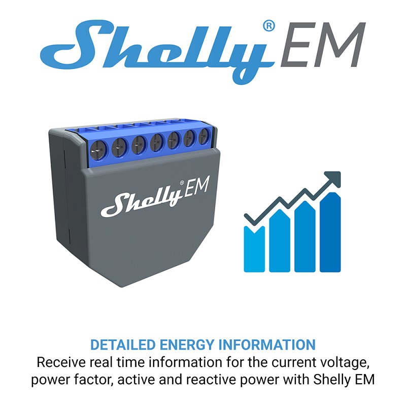 SHELLY EM Wifi Smart Life Cont - Shelly Relay Module ulasan dan harga