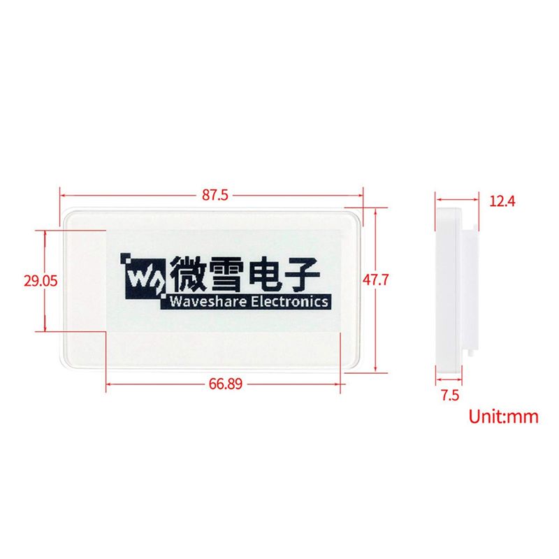 Waveshare Modul Layar Tampilan - Display Epaper 2.9 ulasan dan harga