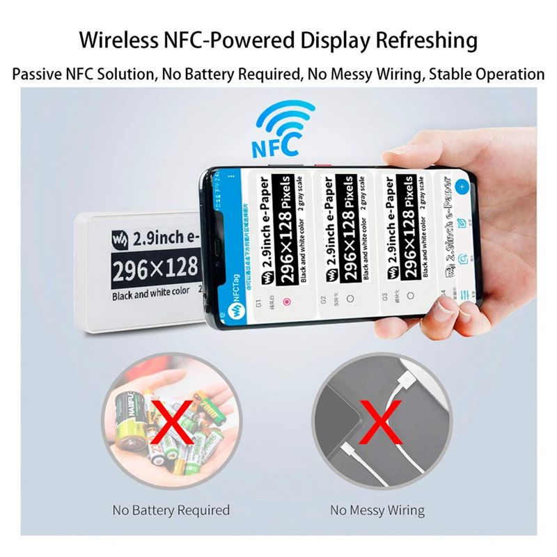 Waveshare Modul Layar Tampilan - Display Epaper 2.9 ulasan dan harga
