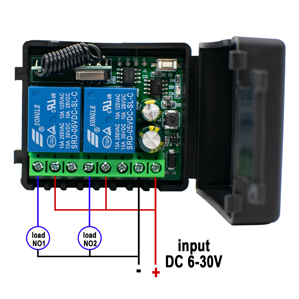 1 ~ 10 Buah Remote Control RF  - 433Mhz Receiver Module ulasan dan harga