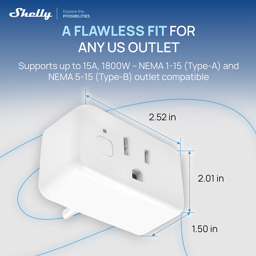Shelly Plug US Gen4 Zigbee Ber - Shelly Relay Module ulasan dan harga