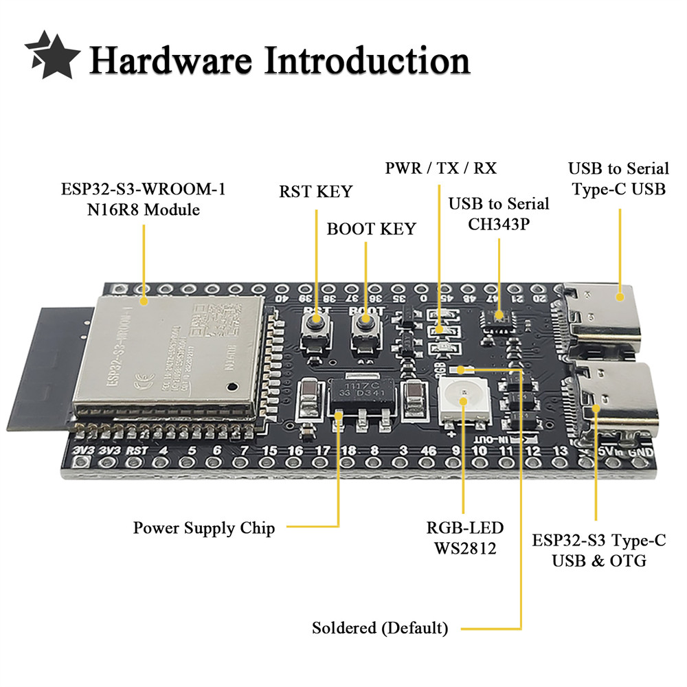 Papan Pengembangan ESP32 S3 N1 - Keys Diy Home Automation Kit With Esp32 ulasan dan harga