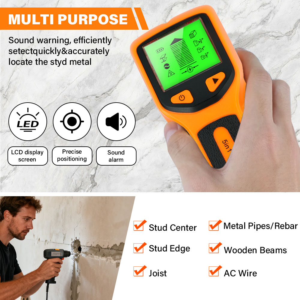 Detektor Dinding 5-in-1 Baru,  - Water Leak Detector Wired ulasan dan harga