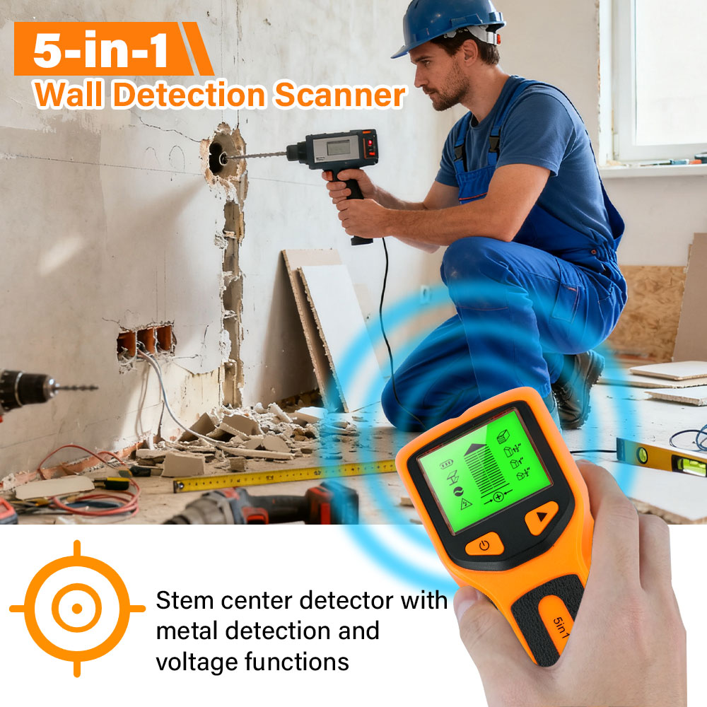 Detektor Dinding 5-in-1 Baru,  - Water Leak Detector Wired ulasan dan harga