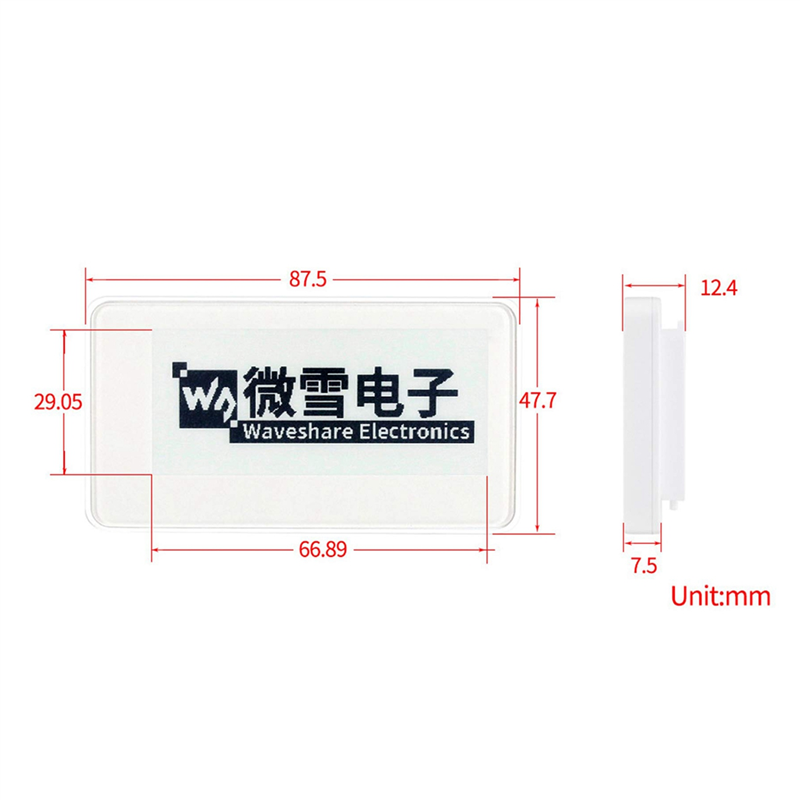 RISE Waveshare 2.9 Inci Modul  - Display Epaper 2.9 ulasan dan harga