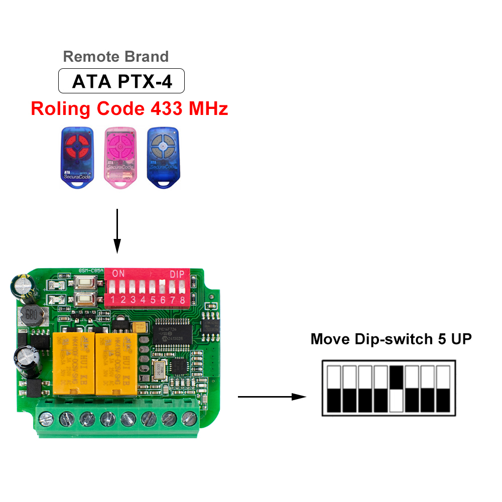 1-10 Buah Penerima Garasi Univ - 433Mhz Receiver Module ulasan dan harga