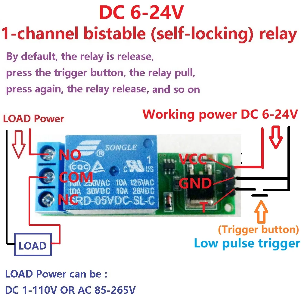 DC 6V 9V 12V 24V Modul Relai F - Shelly Relay Module ulasan dan harga