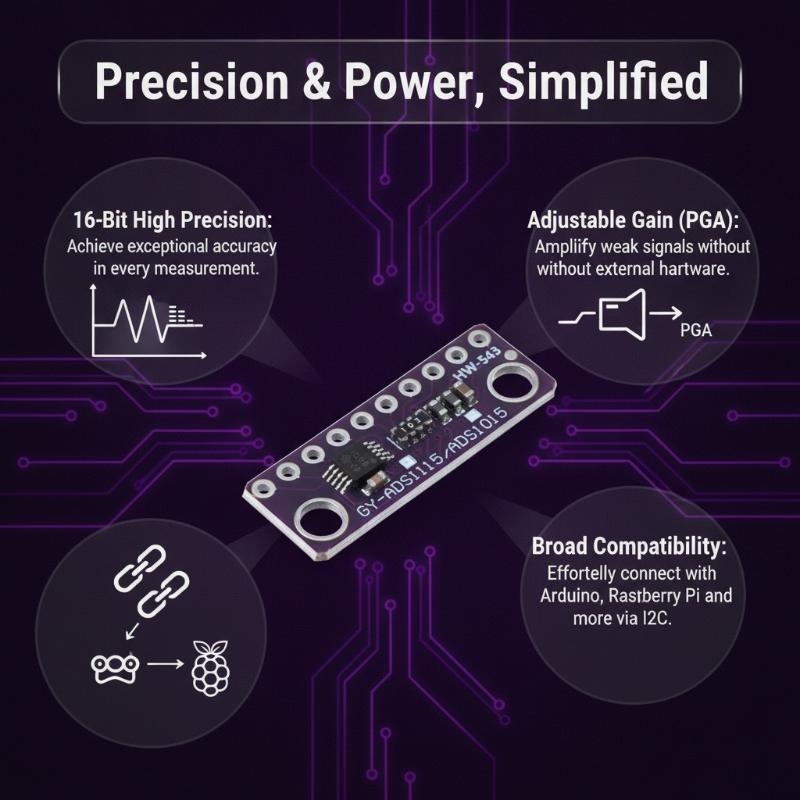 Modul ADC 16Bit ADS1115 dengan - Diy Home Automation System ulasan dan harga