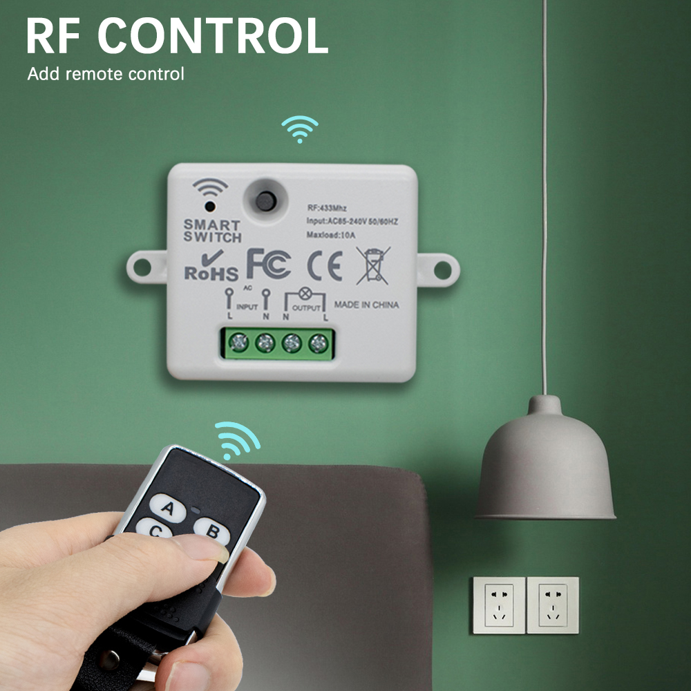 220V 1CH Sakelar Remote Contro - 433Mhz Receiver Module ulasan dan harga